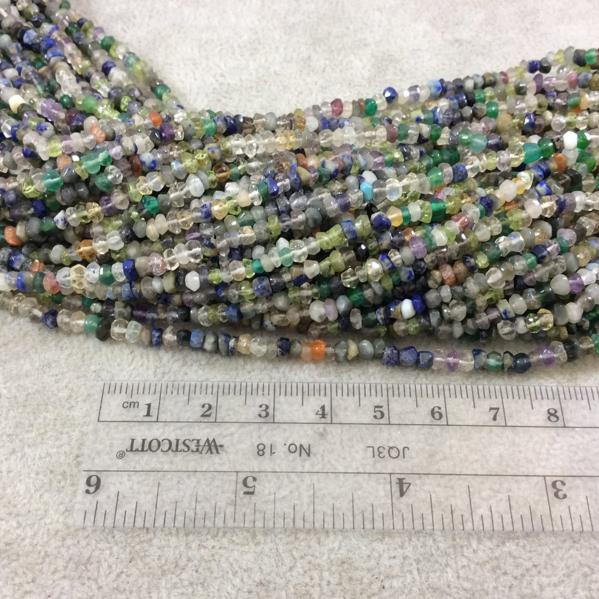 Faceted semi shop precious beads