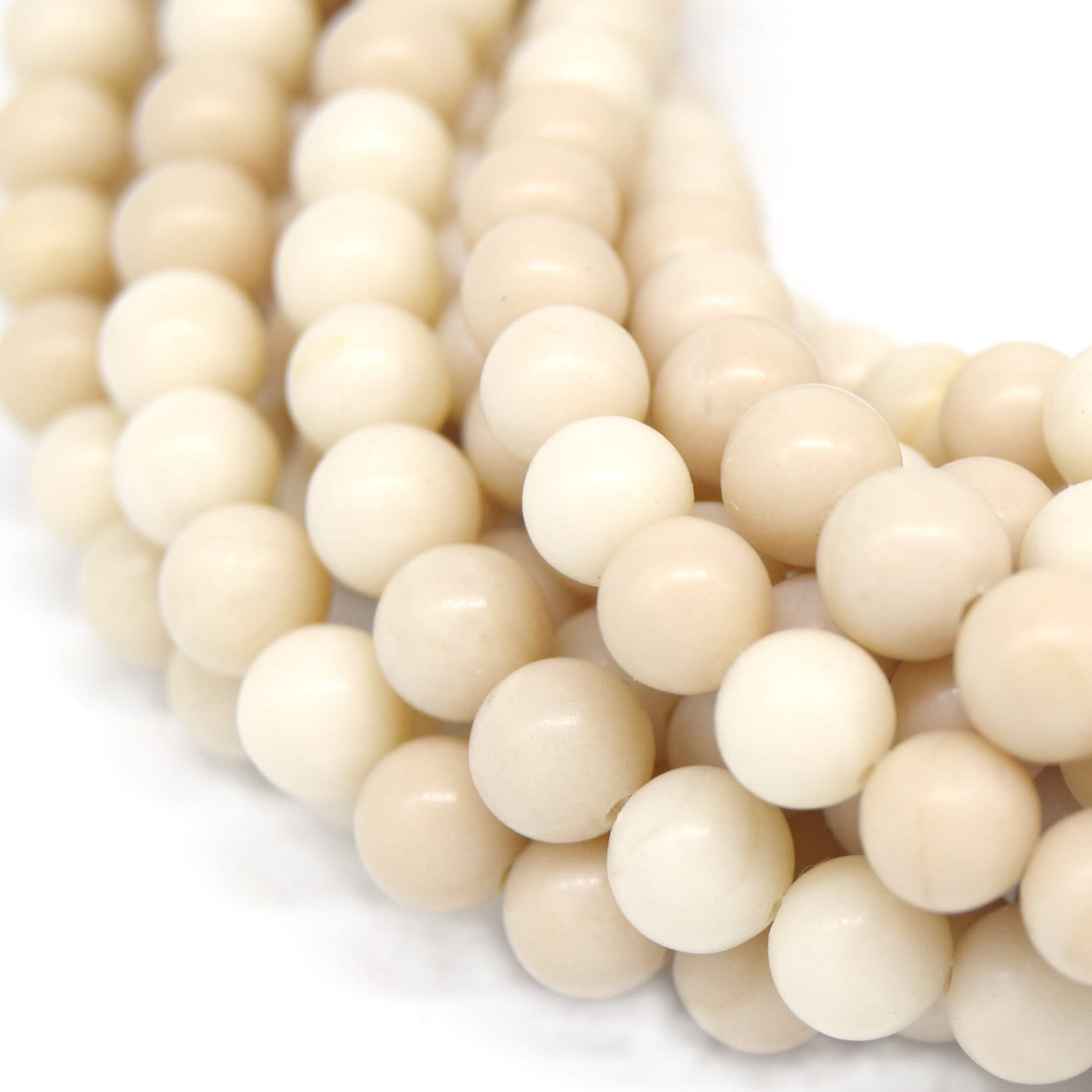 Riverstone Beads | 4mm 6mm 8mm 10mm | Loose Gemstone Beads