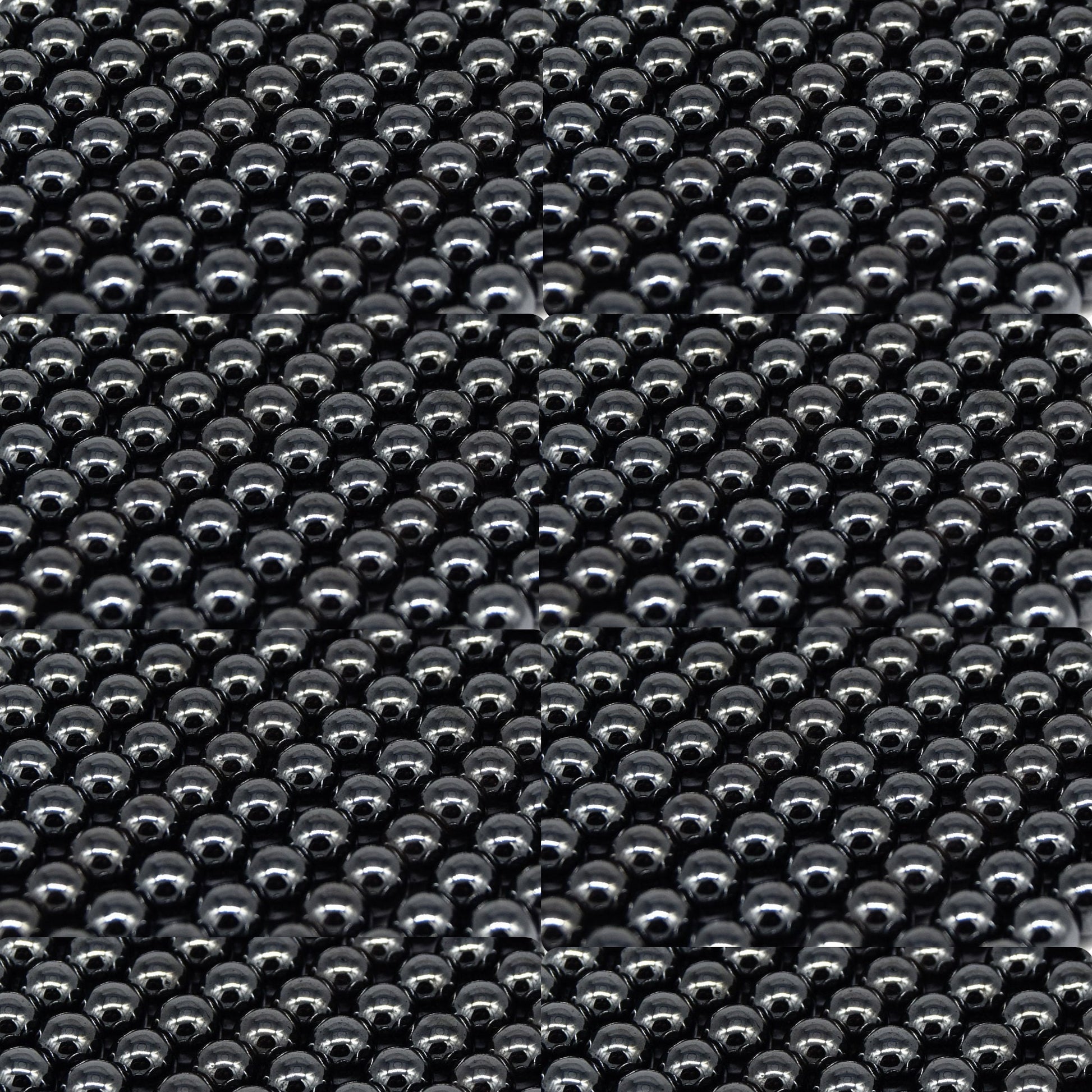 Gunmetal MAGNETIC Hematite Beads | Round Natural Gemstone Beads - 4mm 5mm 6mm 8mm 10mm 12mm Available