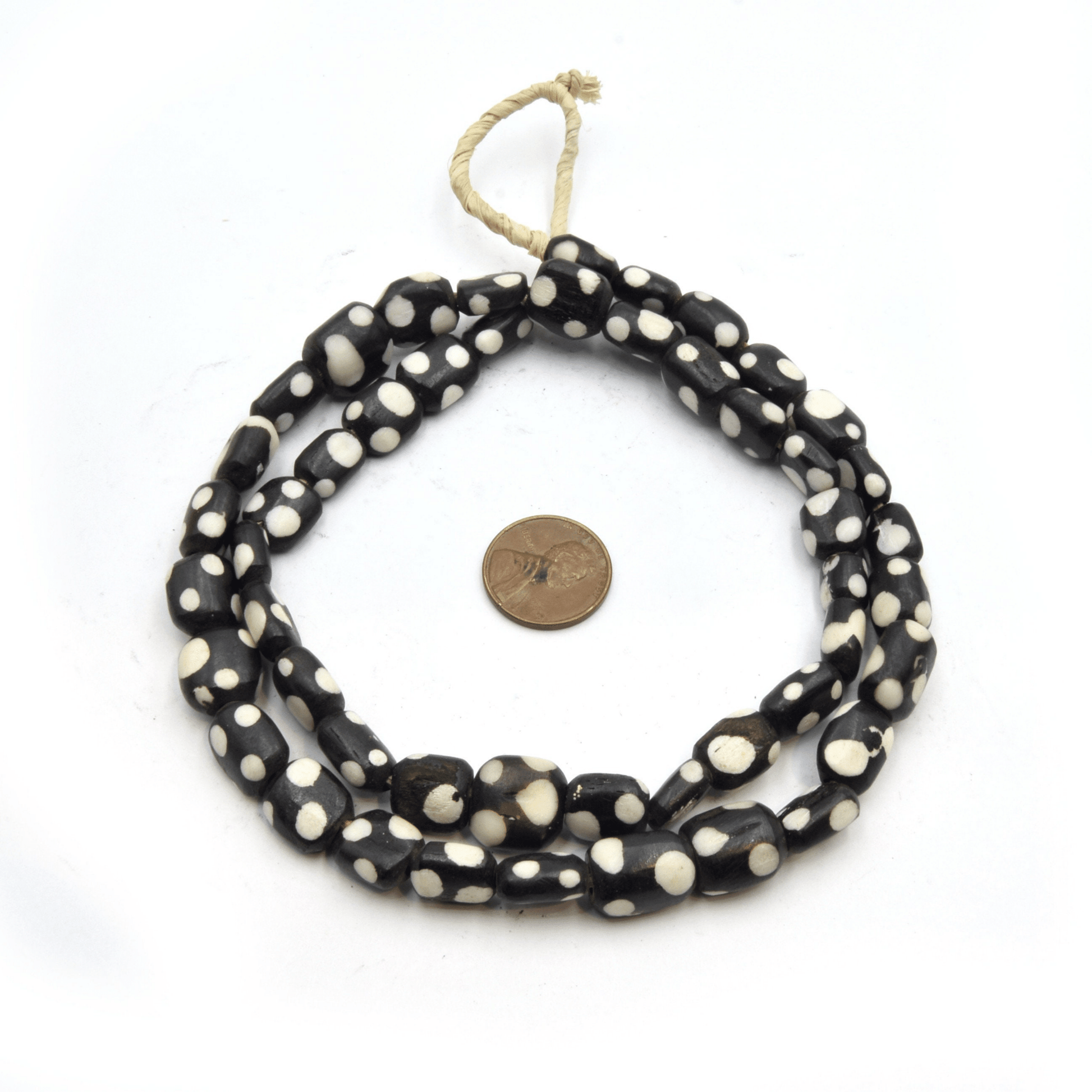 Batik-Tube-Bone-Beads-Polkadot