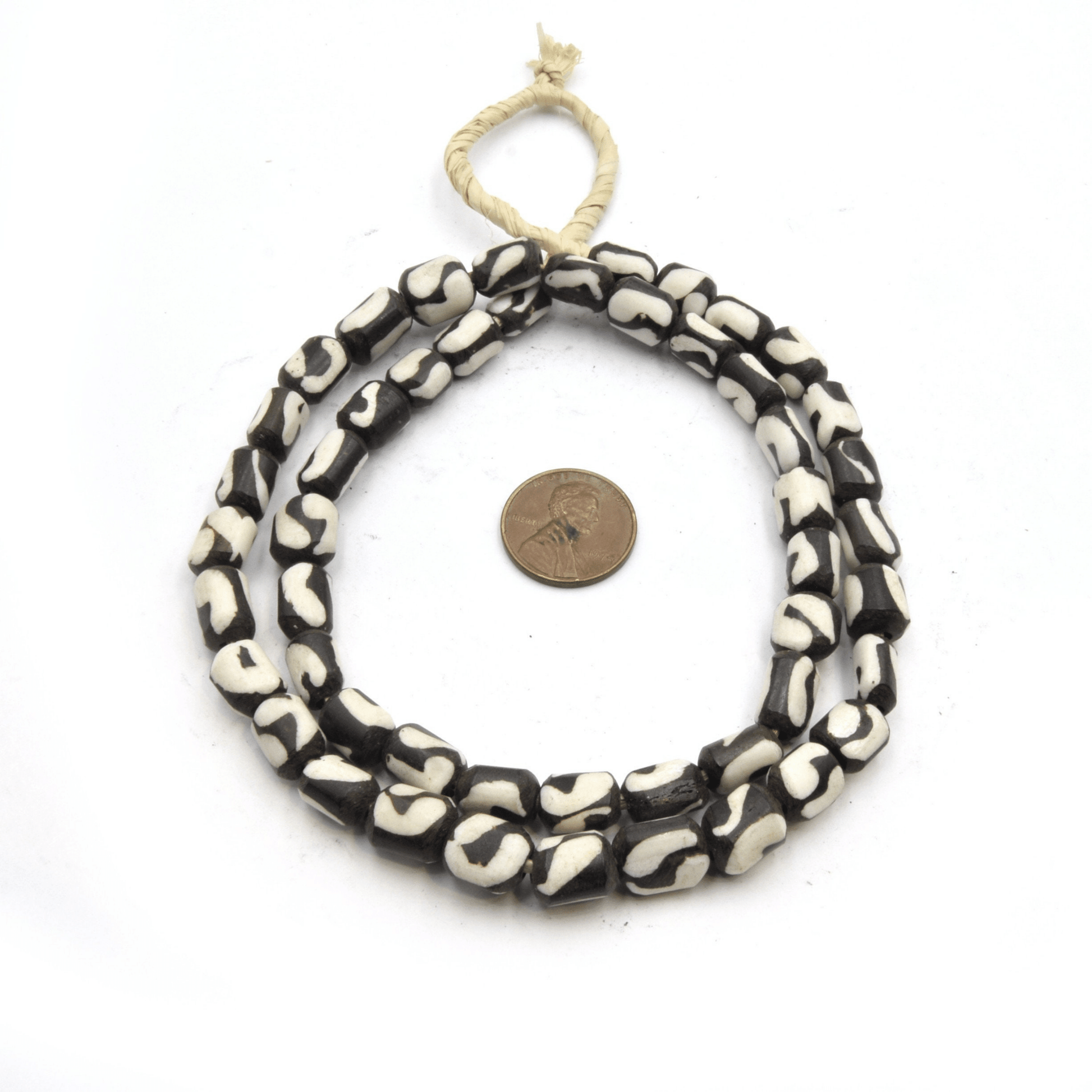 Batik-Tube-Bone-Beads-Swirl