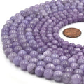 Jade Beads | Smooth Dyed Pink Green Yellow Purple Blue Black Orange Red Jade Round Beads | 6mm 8mm 10mm Available