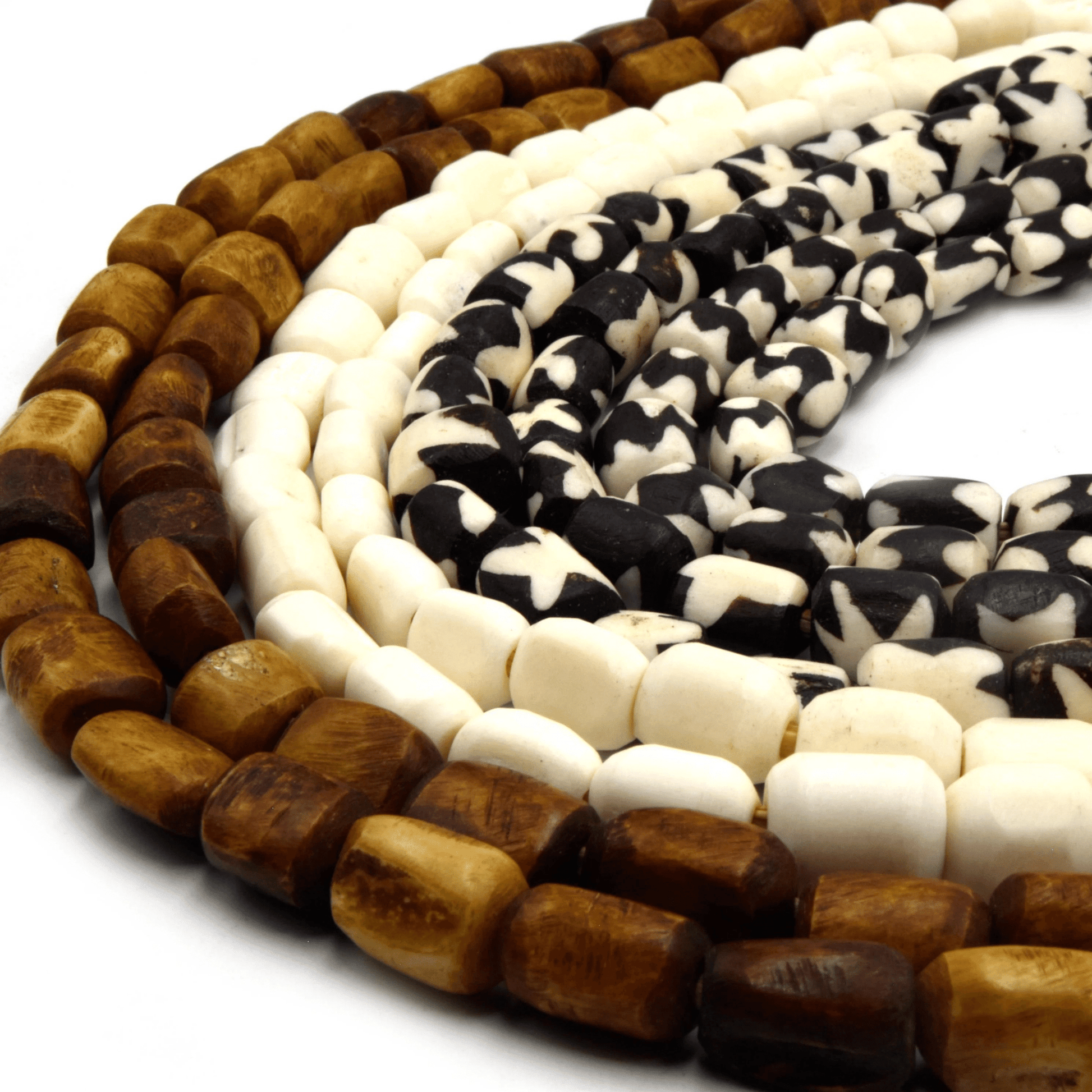 african fair trade bone beads