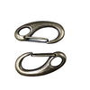 Clasp 1 3/4" Long Bronze Plated Clip Style Lobster Claw Shaped Copper Clasp Components - Measuring 28mm x 48mm  - Sold Individually