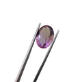 11.5 Carat Faceted Ametrine Oval Cut Stone "K" - Measuring 12.5mm x 17.5mm with 6mm Pavillion (Base) and 2mm Crown (Top) - Natural Gemstone