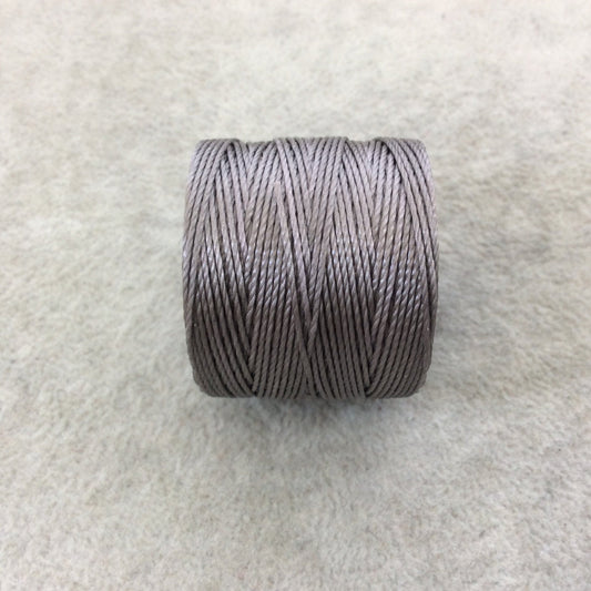 FULL SPOOL - Beadsmith S-Lon 210 Cocoa Brown Nylon Macrame/Jewelry Cord - Measuring 0.5mm Thick - 77 Yards (231 Feet) - (SL210-CO)