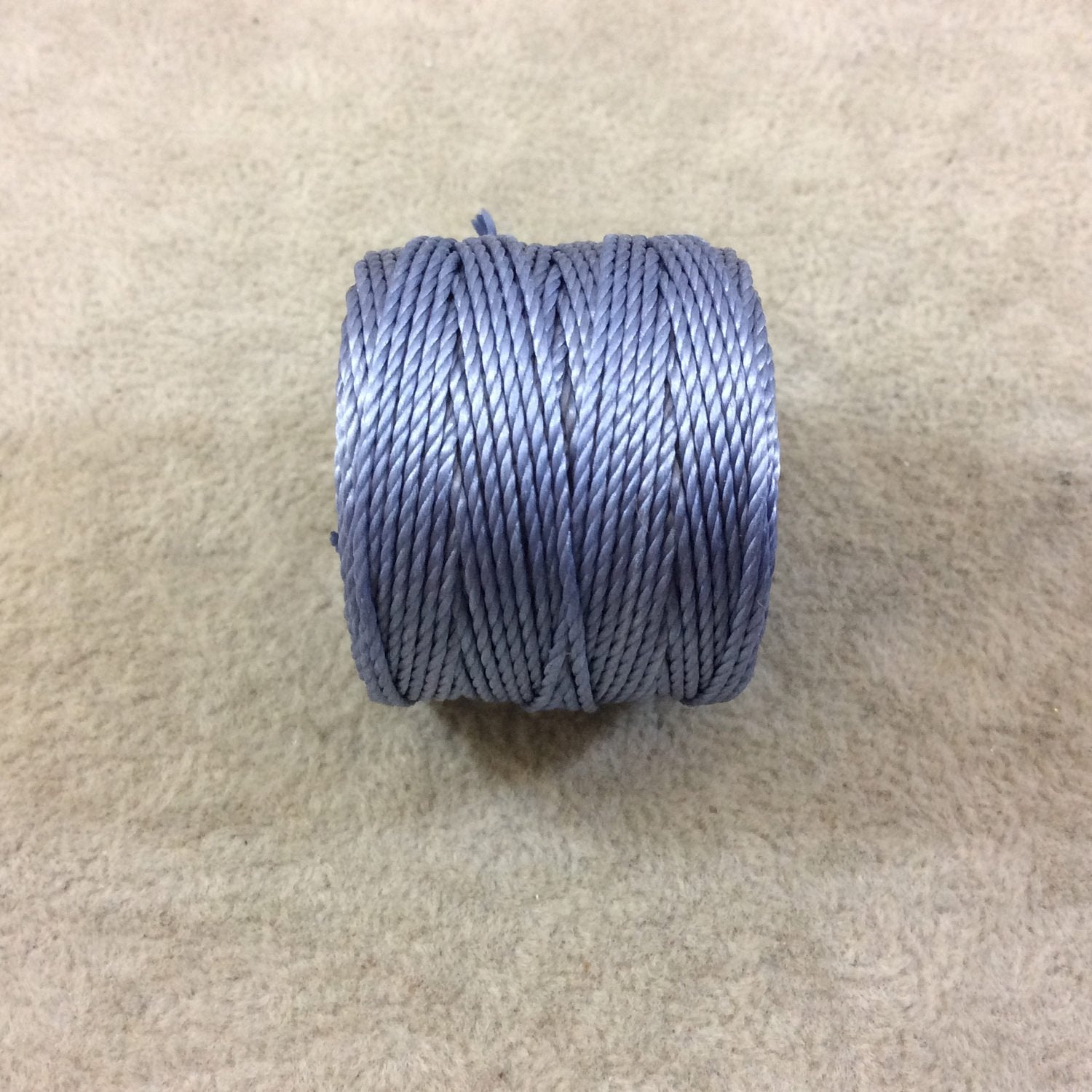 FULL SPOOL - Beadsmith S-Lon 400 Montana Blue Nylon Macrame/Jewelry Cord - Measuring 0.9mm Thick - 35 Yards (105 Feet) - (SL400-MT)