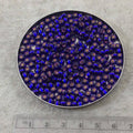 Size 6/0 Gloss Finish Silver Lined Violet Genuine Miyuki Glass Seed Beads - Sold by 20 Gram Tubes (Approx. 200 Beads per Tube) - (6-91427)