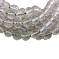 10mm LARGE HOLE Faceted Natural Clear Quartz Round/Ball Shaped Beads - Sold by 7.75" Strands (~ 20 Beads) - Semi-Precious Gemstone Beads!