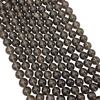 10mm Natural Smoky Gray Quartz Smooth Glossy Round/Ball Shaped Beads With 2mm Holes - 7.5" Strand (Approx. 12 Beads) - LARGE HOLE BEADS