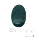 OOAK Genuine Malachite Oblong/Oval Shaped Flat Backed Cabochon - Measuring 30mm x 51mm, 6.1mm Dome Height - Natural High Quality Cab