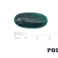 OOAK Genuine Malachite Oblong/Oval Shaped Flat Backed Cabochon - Measuring 16mm x 30mm, 5mm Dome Height - Natural High Quality Cab