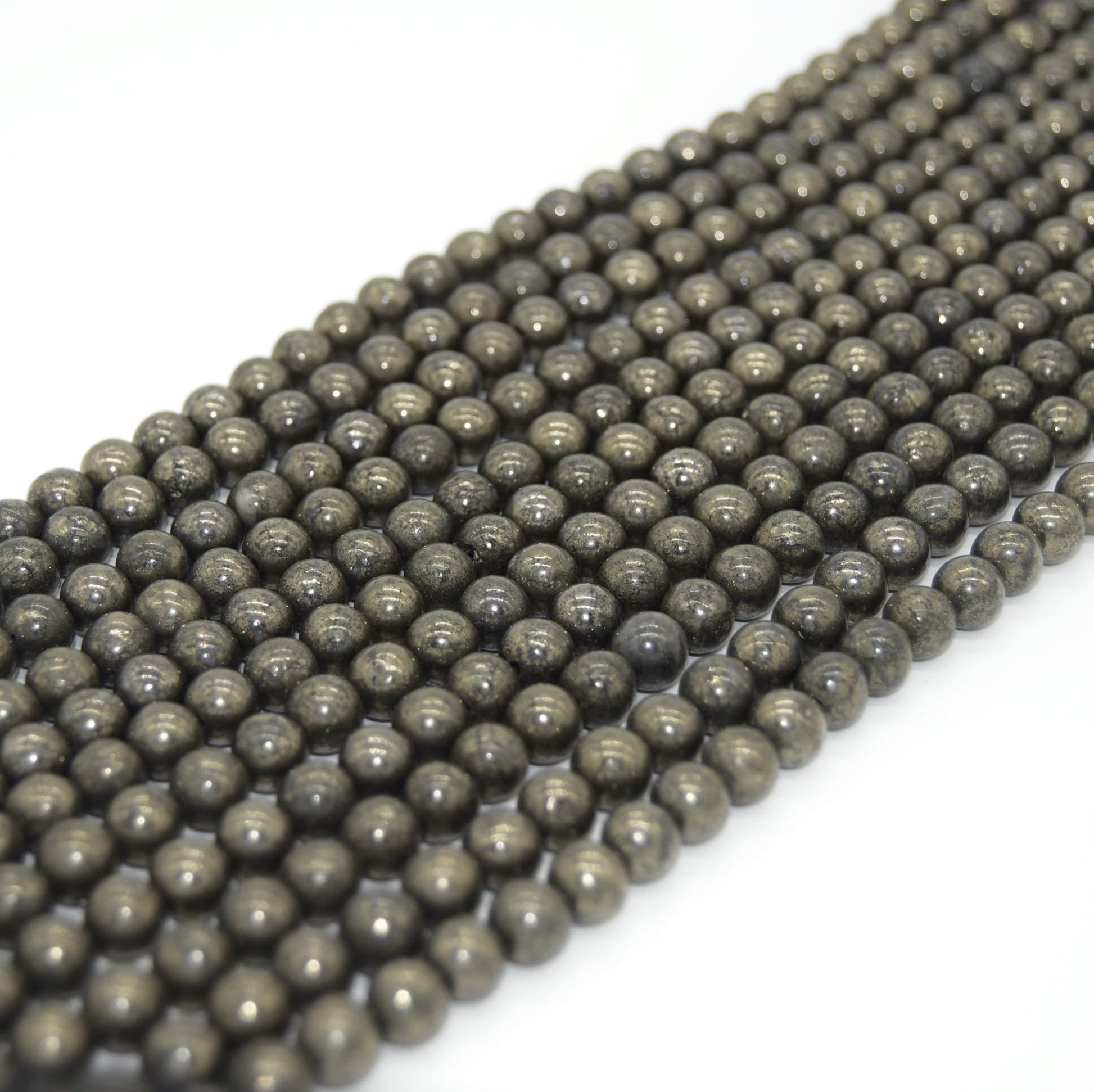 Pyrite Beads for Jewelry Making