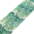 Mystic Shaded Quartz Beads | AB Coated Dyed Quartz Micro Faceted Rondelle Beads - Green Purple Blue Available - Indian Cut Gemstone