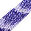 Mystic Shaded Quartz Beads | AB Coated Dyed Quartz Micro Faceted Rondelle Beads - Green Purple Blue Available - Indian Cut Gemstone