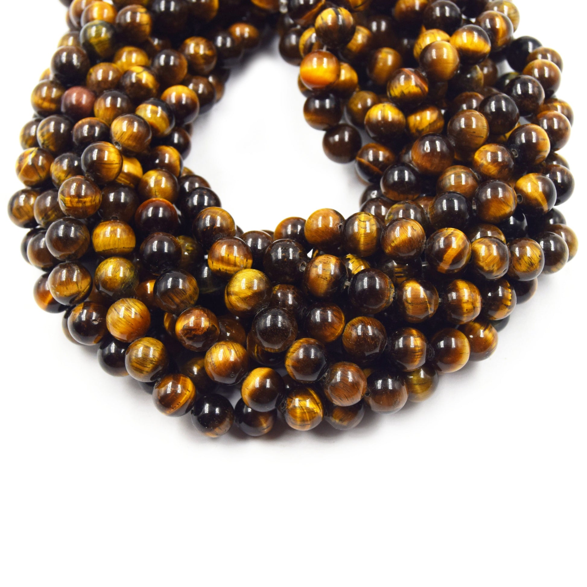 Brown Tiger Eye Beads - 2mm 4mm 6mm 8mm 10mm 12mm 14mm - Jewelry Making Beads