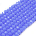 Chinese Crystal Beads | 10mm Faceted Rondelle Shaped Crystal Beads | Blue, Green, White Available