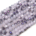 Chinese Crystal Beads | 8mm Faceted Bi Color Rondelle Shaped Crystal Beads