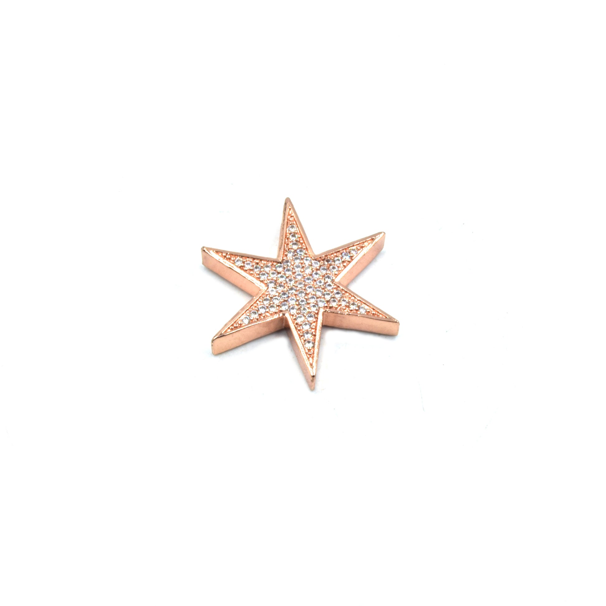 CZ Slider | Star Burst Slider | Gold Silver Gunmetal Rose Gold Cubic Zirconia Slider | Jewelry Finding | Bracelet Slider