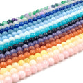 Jade Beads | Smooth Dyed Pink Green Yellow Purple Blue Black Orange Red Jade Round Beads | 6mm 8mm 10mm Available