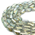 Chinese Crystal Beads | Twisted Teardrop Beads | Translucent Chinese Crystal Teardrop | Loose Beads