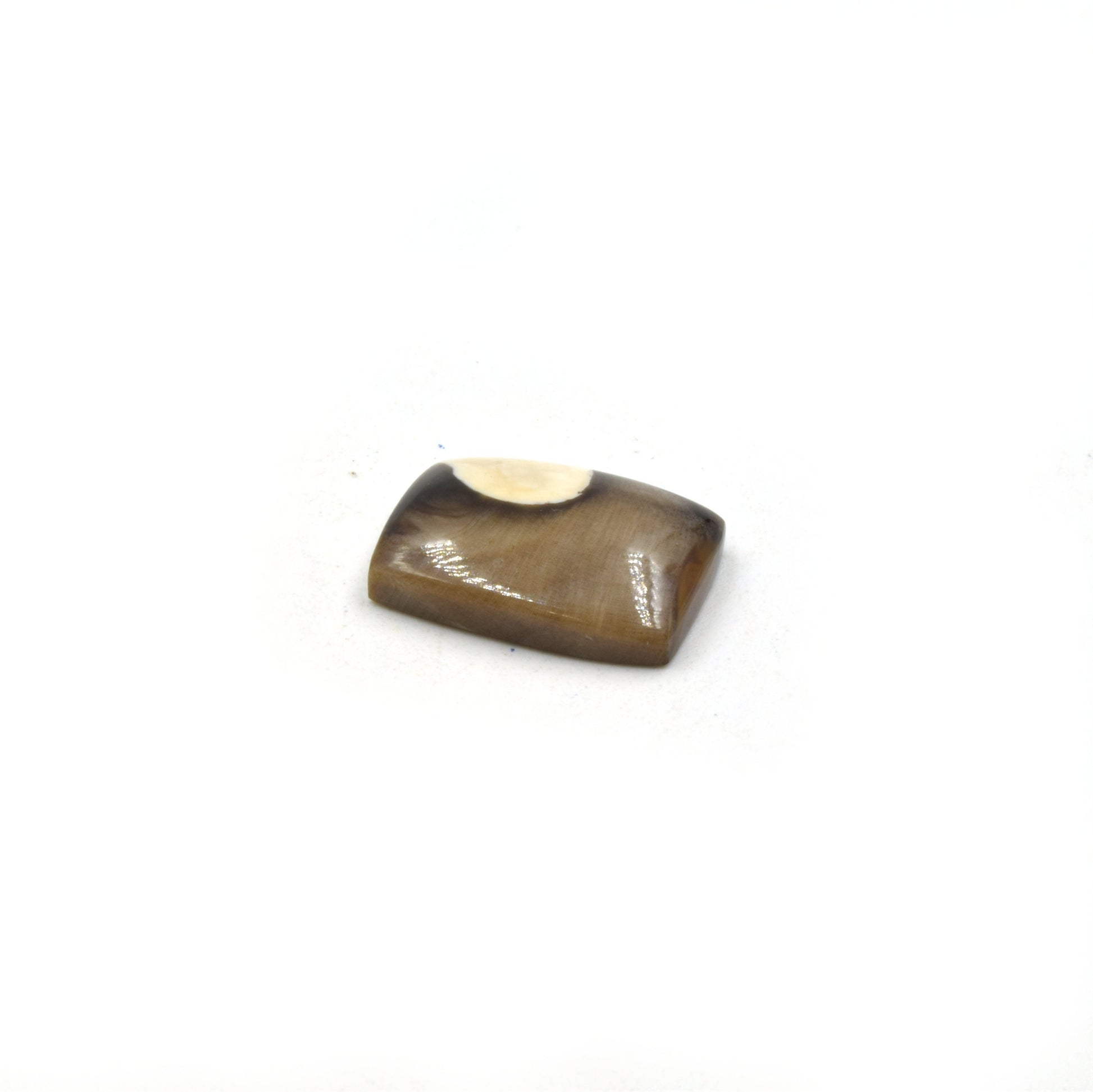 Peanut Wood Jasper Cabochon | Rectangle Shaped Flat Back Cabochon | 16mm x 21mm - 5mm Dome Height | OOAK Natural Gemstone Cabochon