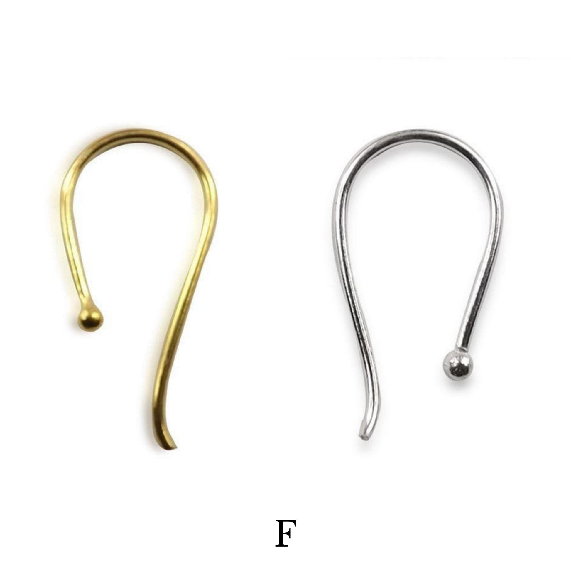 French Hook Earring Wire | High Quality Earring Finding | 18k Gold and Silver Plated Findings