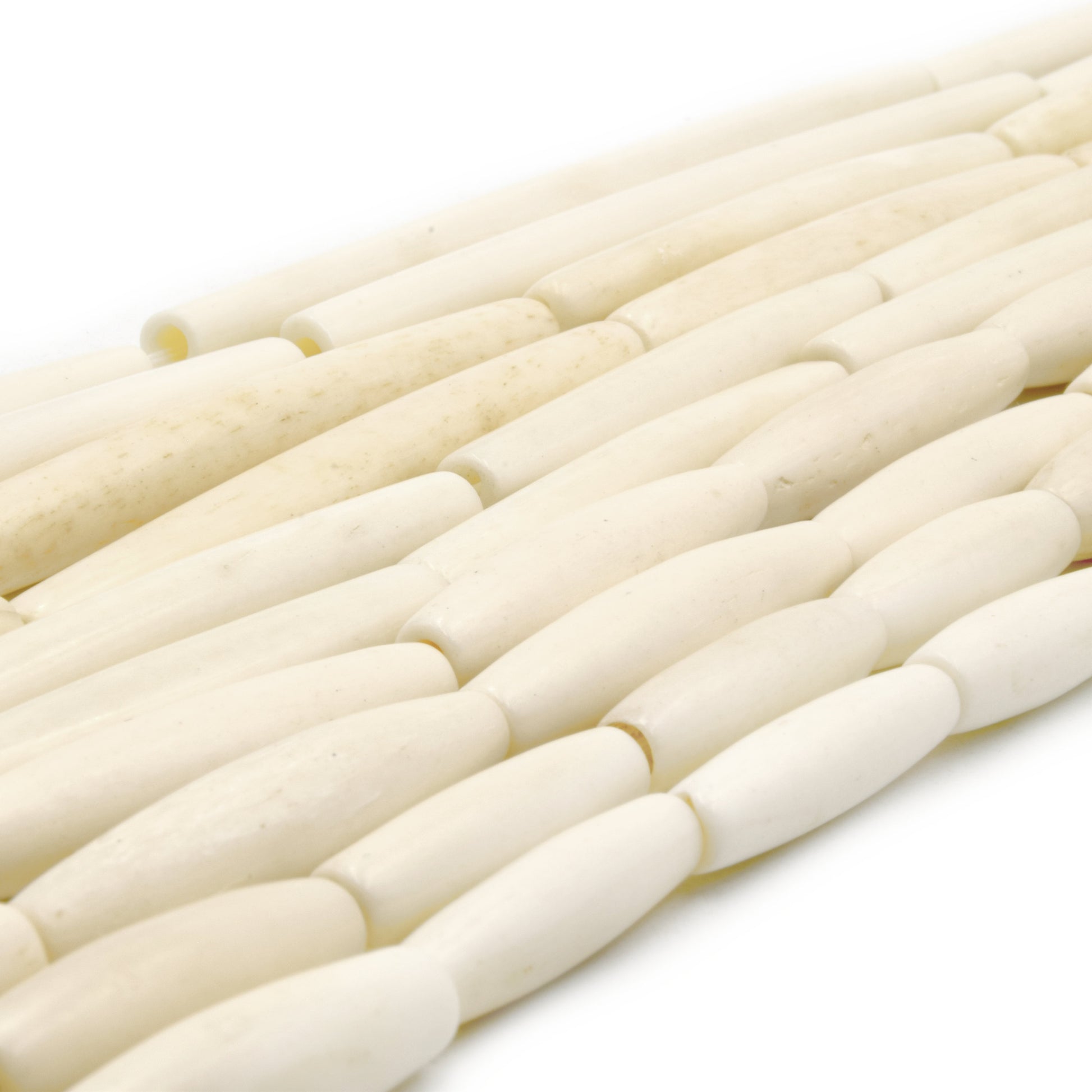 Bone Beads | Ox Bone Tube Beads | 1 inch, 1.5 inch, 2 inch, 2.5 inch, 3 inch, 4 inch