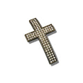 Cross Slider Focal Bead | Curved Cross Bead | Bracelet Link