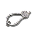 Lobster Clasp | Large Cubic Zirconia Jewelry Findings