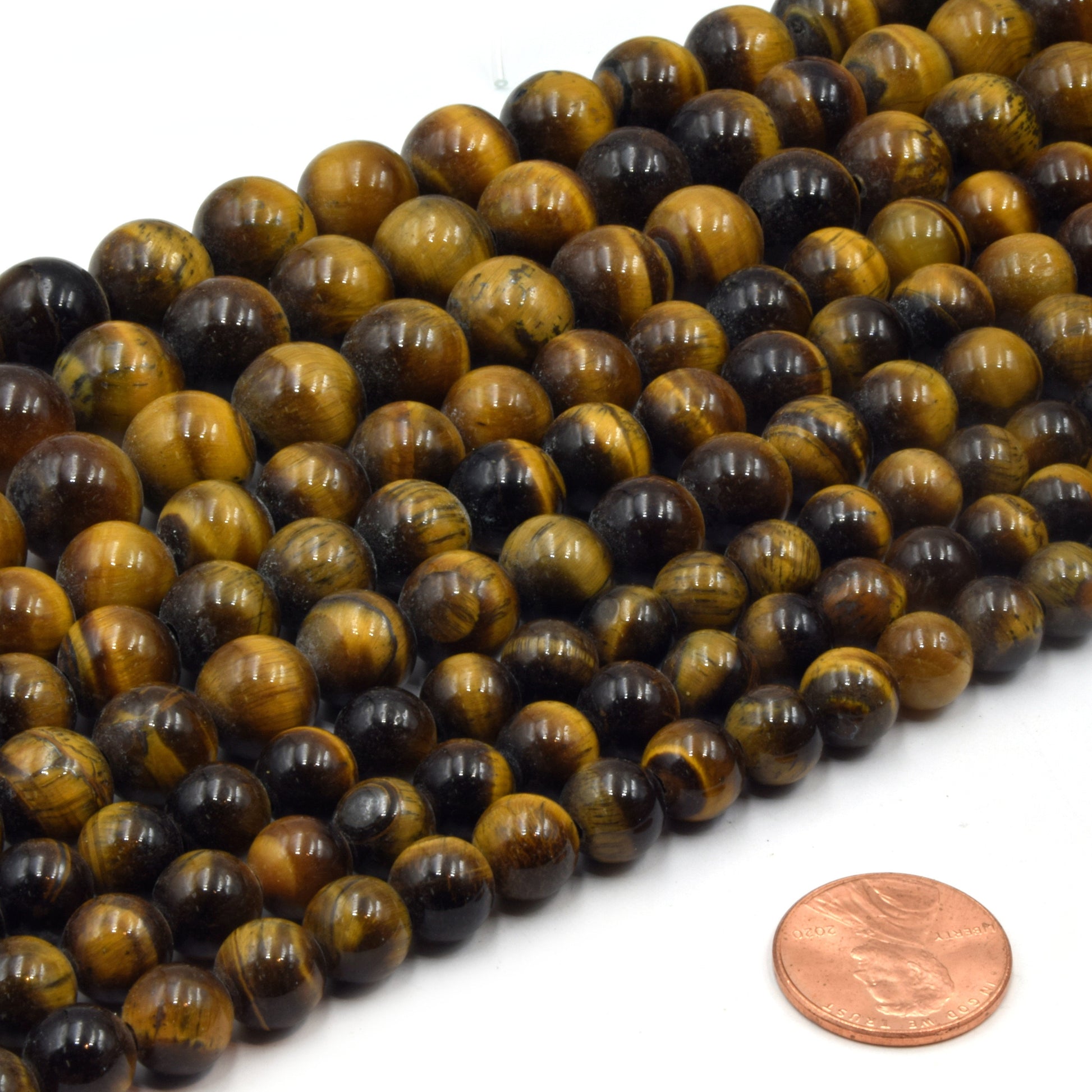 Brown Tiger Eye Beads - 2mm 4mm 6mm 8mm 10mm 12mm 14mm - Jewelry Making Beads