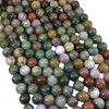 10mm Natural Fancy Jasper Smooth Finish Round/Ball Shaped Beads with 2.5mm Holes - 7.75" Strand (Approx. 20 Beads) - LARGE HOLE BEADS