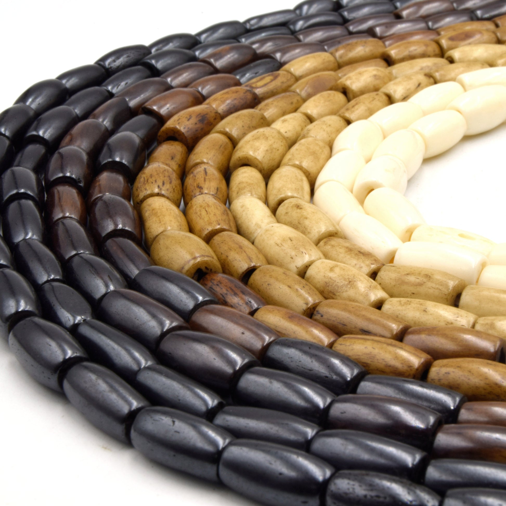 short tube bone beads